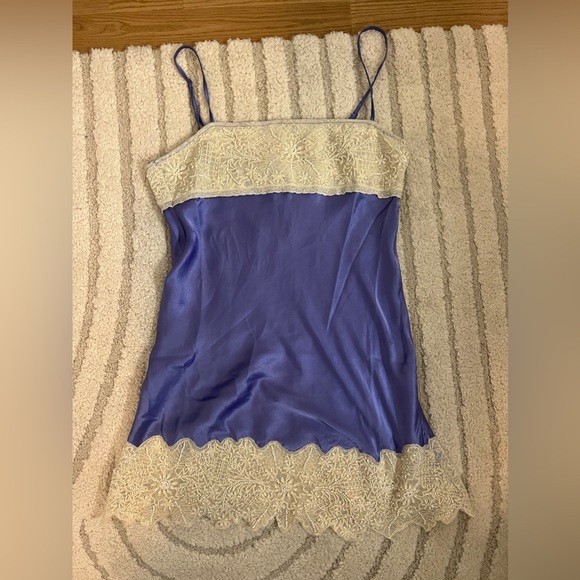 Free people Intimately Turning Heads Mini Slip NWT in periwinkle - Picture 3 of 9